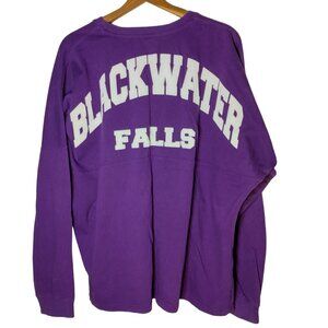 Blackwater Falls State Park Shirt Women XL Purple Davis West Virginia Oversized
